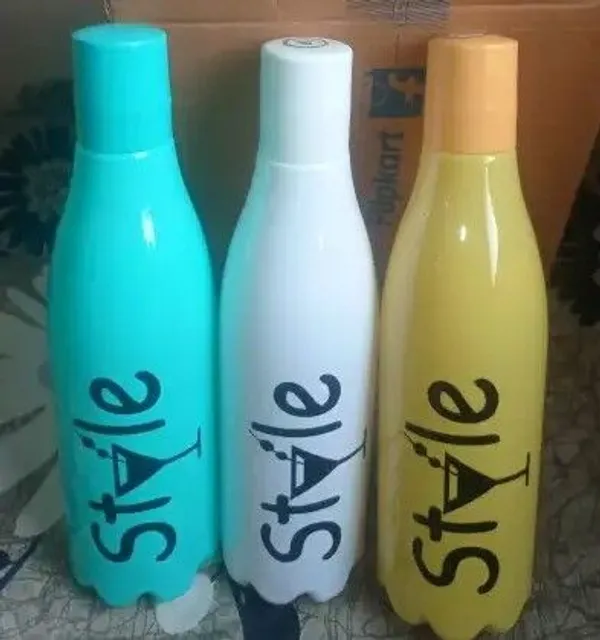 Multicolor_And_Transparent_Plastic_Premium_Water_Bottle_|_1_Liter_|_Pack_Of_3_Each
