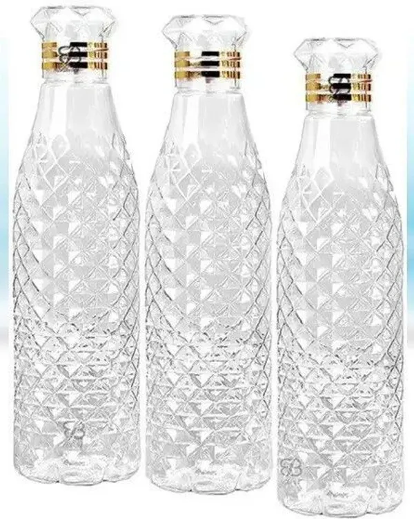 Transparent_Plastic_Crystal_Diamond_Design_Water_Bottle_Set_|_1_Liter_|_Pack_Of_6