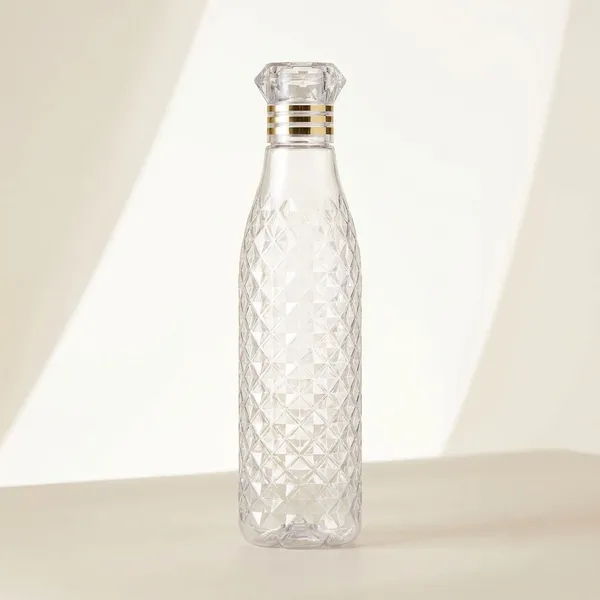 Transparent_Plastic_Crystal_Diamond_Design_Water_Bottle_Set_|_1_Liter_|_Pack_Of_6