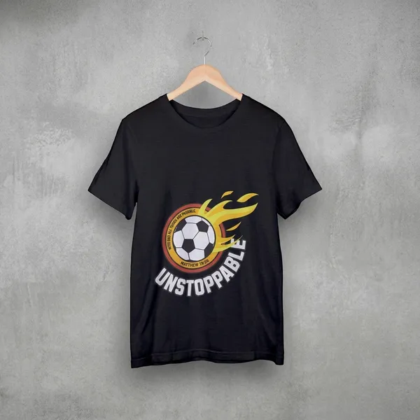 T_Shirt_Unstoppable_Black_(Kids)