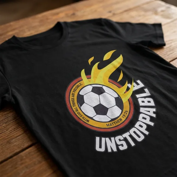 T_Shirt_Unstoppable_Black_(Kids)