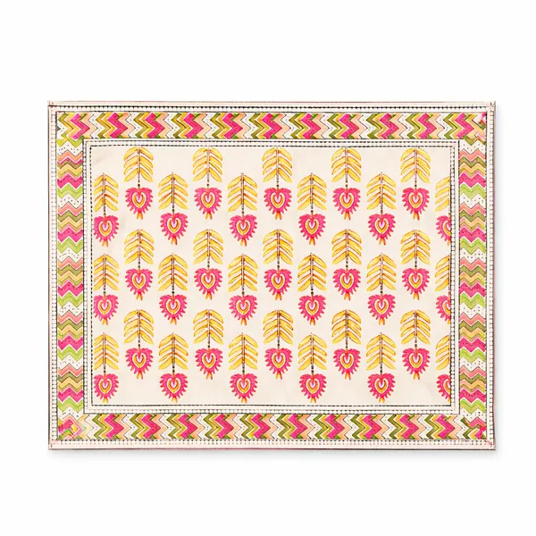 The_Kesari_Kalash_Printed_Cotton_Dining_Table_Set