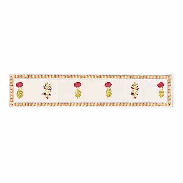 The_Kesari_Kalash_Printed_Cotton_Dining_Table_Set