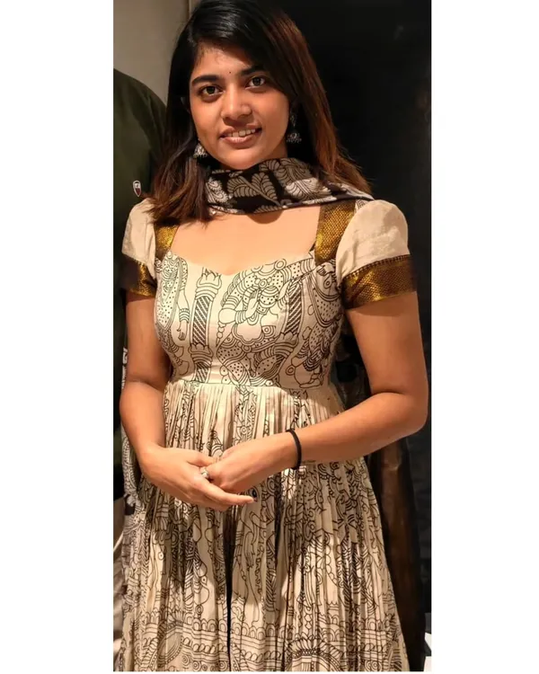 Bigboss_Ritu_choudhary_Ivory_kalamkari_Anarkali