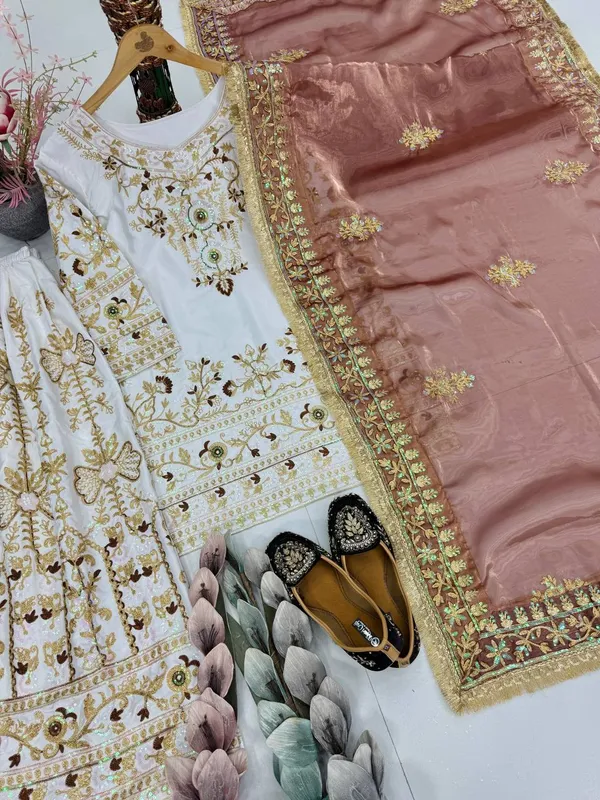 Designer_Heavy_Natural_Silk_Embroidered_Chine_Sequence_Work_Sharara_Suit_Set