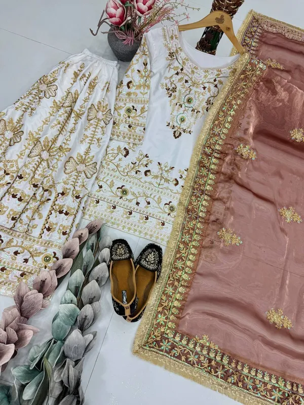 Designer_Heavy_Natural_Silk_Embroidered_Chine_Sequence_Work_Sharara_Suit_Set