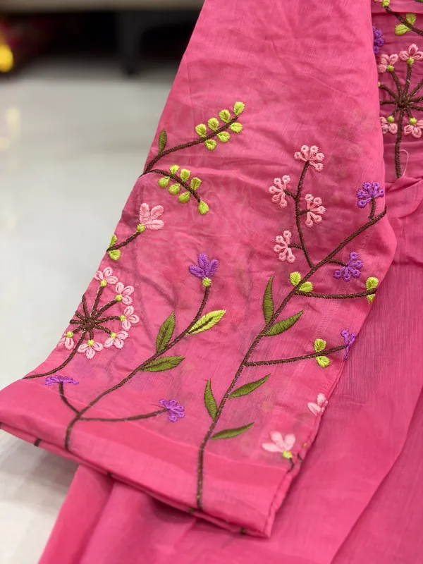 Janvi_Kapoor_Mauve_Pink_Designer_Pure_Banarasi_Mul_Chanderi_Suit_Set*👗