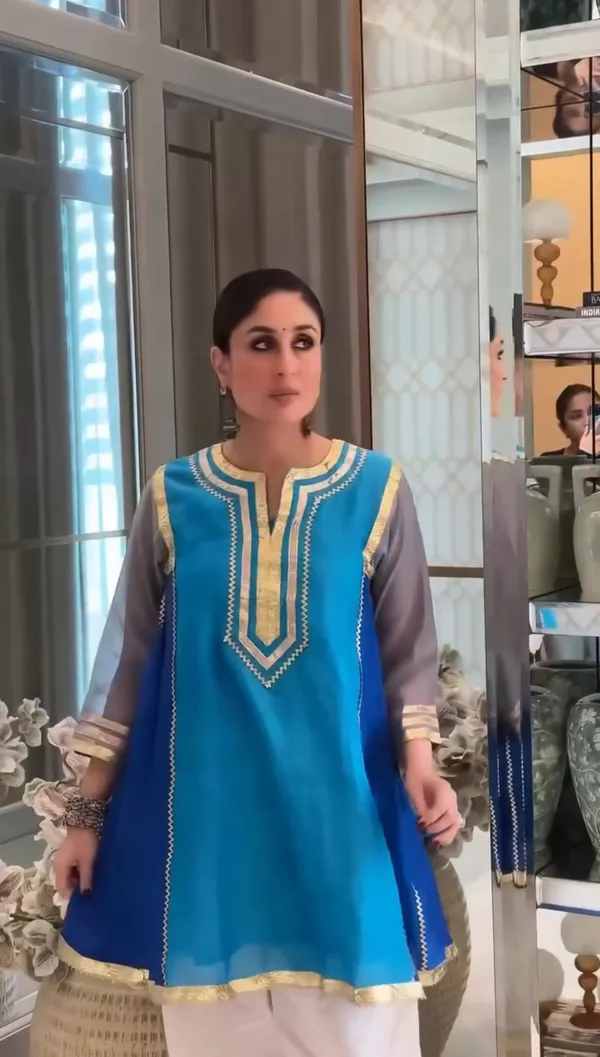 Kareena_Kapoor_Blue_Cotton_Kurta_Plazzo_Set