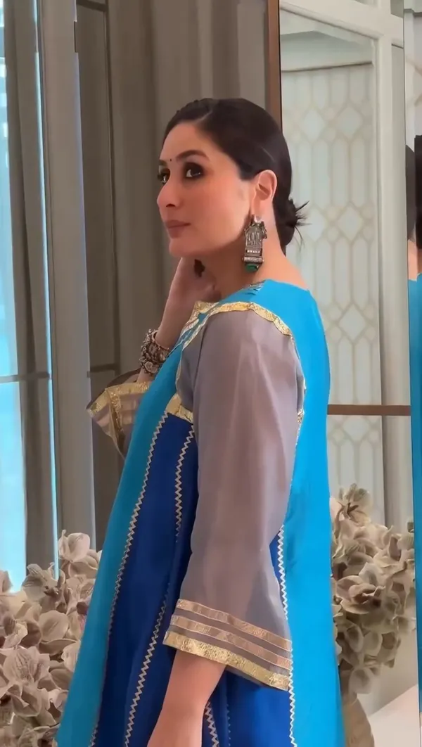 Kareena_Kapoor_Blue_Cotton_Kurta_Plazzo_Set