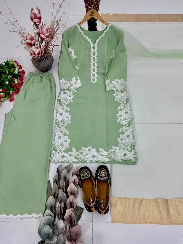 GREEN_DESIGNER_HEAVY_TOP_PLAZZO_SUIT_SET