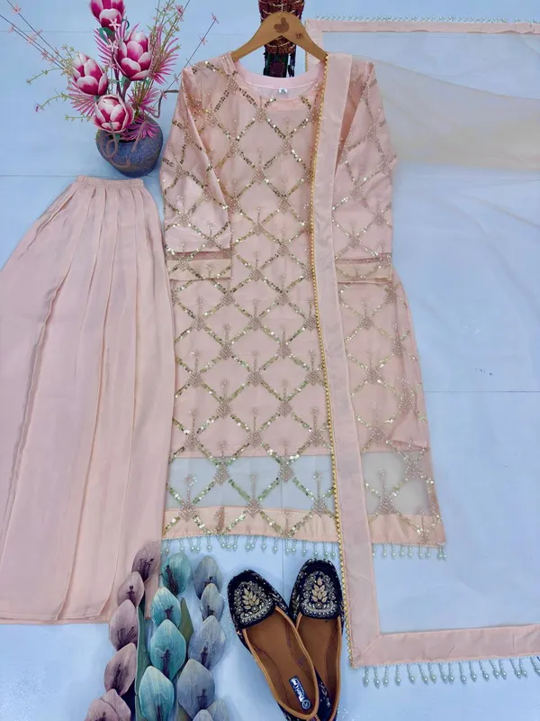 Lilac_Blue_Designer_Heavy_EmbroIdery_Sequence__Sharara_Set_For_Weddings_&_Party_Wear