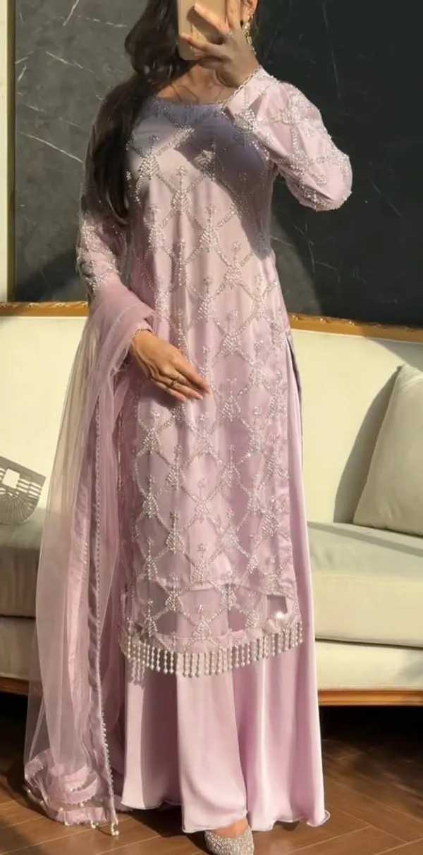 Lilac_Blue_Designer_Heavy_EmbroIdery_Sequence__Sharara_Set_For_Weddings_&_Party_Wear