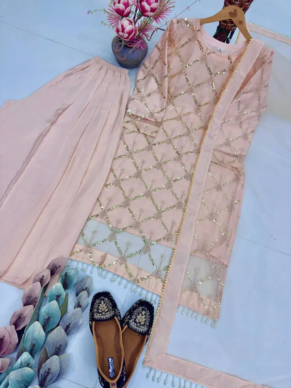 Lilac_Blue_Designer_Heavy_EmbroIdery_Sequence__Sharara_Set_For_Weddings_&_Party_Wear