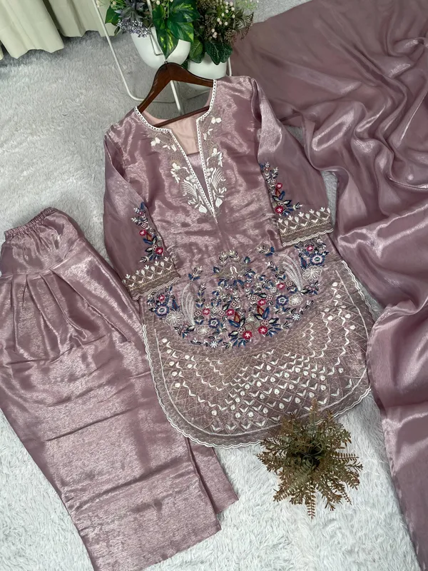Mauve_Pink_Designer_Wear_Jimmy_Choo_Embroidered_Top_-_Farsi_Salwaar_And_Dupatta_Suit_Set