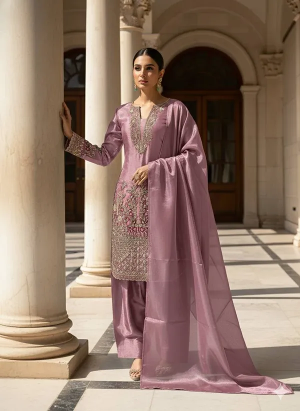 Mauve_Pink_Designer_Wear_Jimmy_Choo_Embroidered_Top_-_Farsi_Salwaar_And_Dupatta_Suit_Set