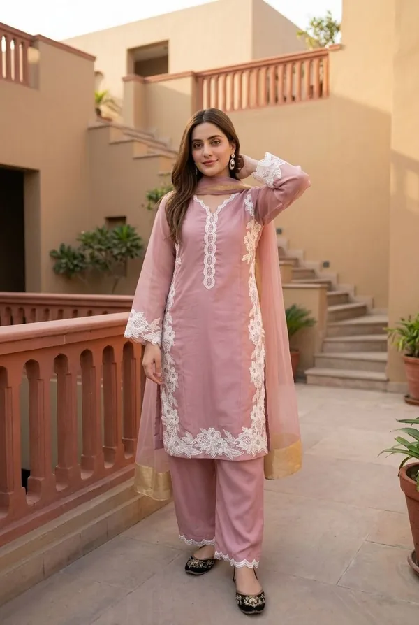 PEACH_DESIGNER_HEAVY_TOP_PLAZZO_SUIT_SET