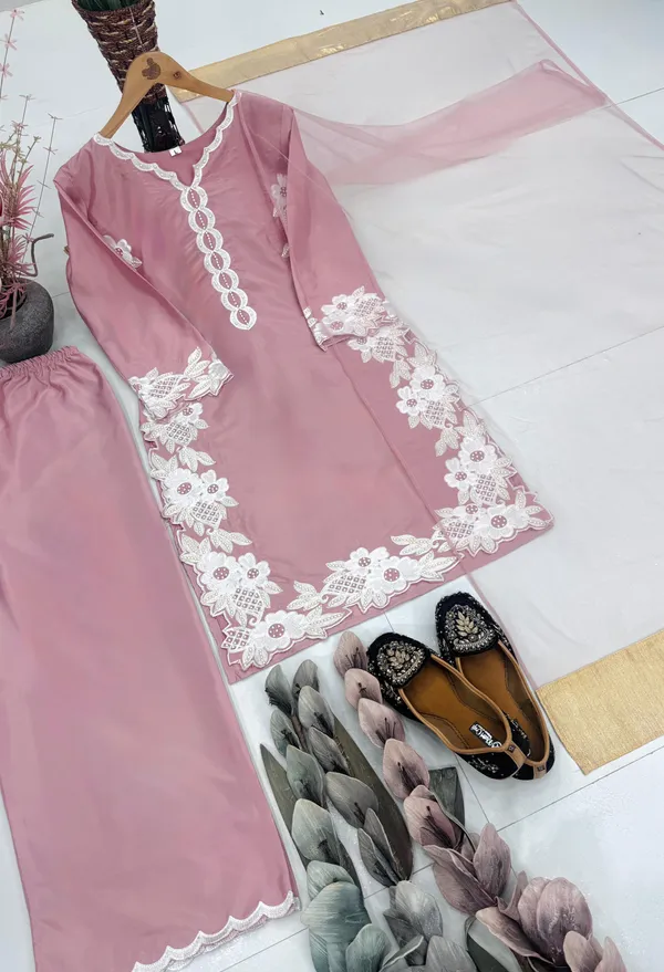 PEACH_DESIGNER_HEAVY_TOP_PLAZZO_SUIT_SET
