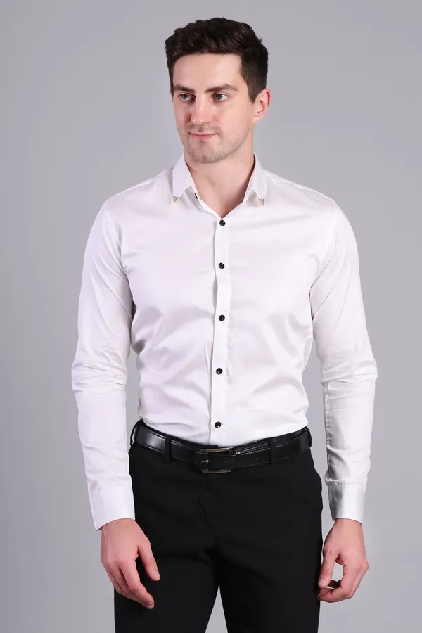 White_Satin_Formal_Shirt_With_Black_Button_Detailing_For_Men