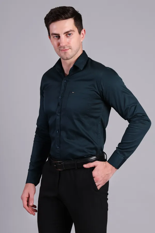 Dark_Teal_Cotton_Formal_Full_Sleeve_Shirt_For_Men