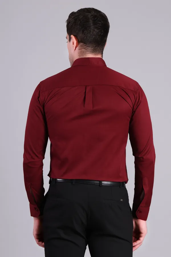 Maroon_Twill_Full_Sleeve_Formal_Shirt_For_Men