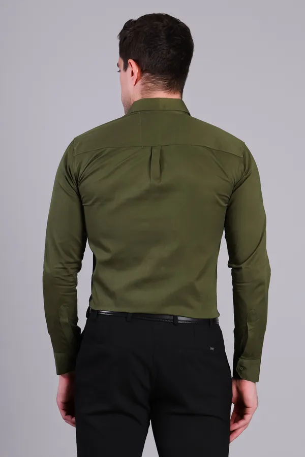 Olive_Green_Cotton_Full_Sleeve_Formal_Shirt_For_Men