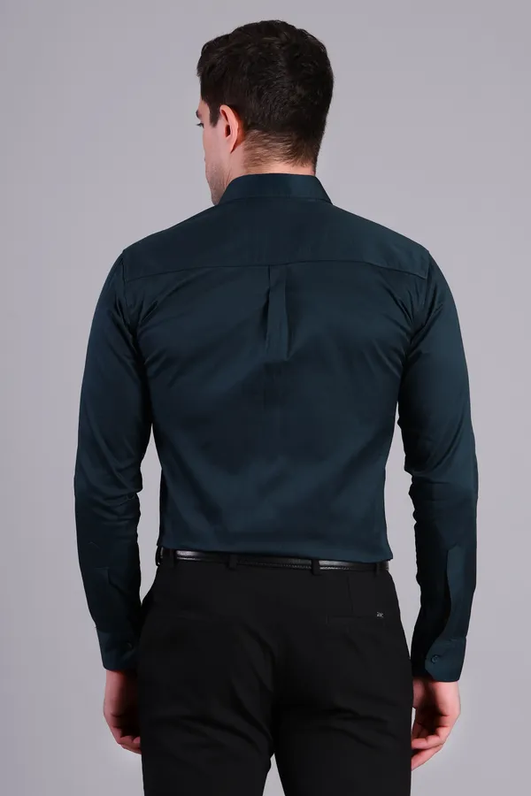 Dark_Teal_Cotton_Formal_Full_Sleeve_Shirt_For_Men