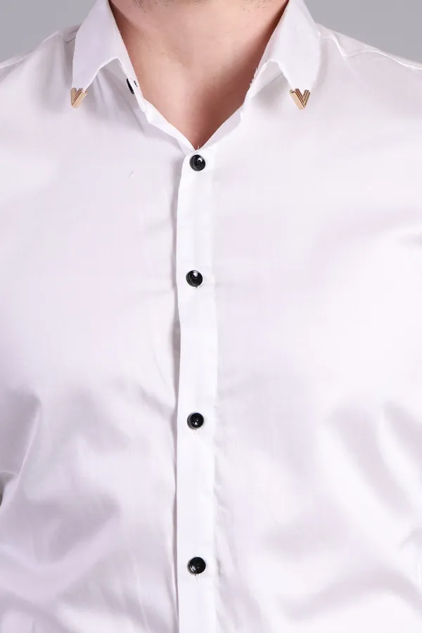 White_Satin_Formal_Shirt_With_Black_Button_Detailing_For_Men