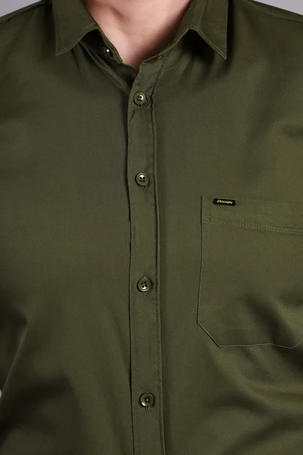 Olive_Green_Cotton_Full_Sleeve_Formal_Shirt_For_Men