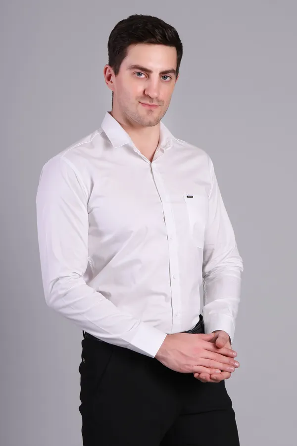 White_Calvery_tweel_Premium_Fabric_Shirt_For_Men