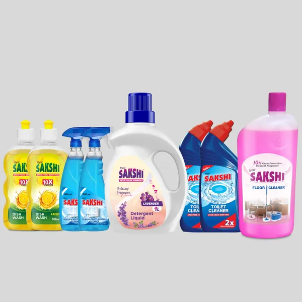 Pack_of_8_Sakshi_Home_Cleaning_Combo_Pack_–_Dishwash_Liquid,_Detergent_Liquid,_Floor_Cleaner,_Glass_Cleaner_&_Toilet_Cleaner_–_1000ml_Each