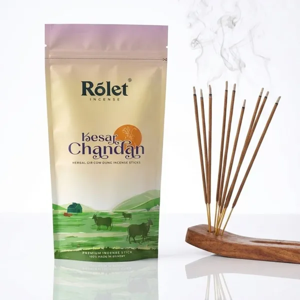 Kesar_Chandan_Herbal_Cow_Dung_Incense_Sticks_Natural_Charcoal_Free_Spiritual_Fragrance_for_Pooja_|_Pack_of_3