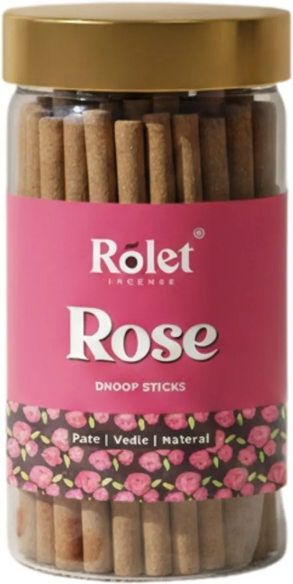 Rose_Dhoop_Sticks_Jar_Charcoal_Free_Fresh_Rose_Fragrance_for_Pooja_&_Relaxation_|_Pack_of_4