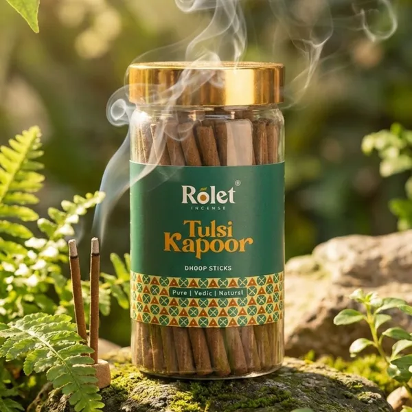 Tulsi_Kapoor_Dhoop_Sticks_Jar_Charcoal_Free_Herbal_Camphor_Aroma_for_Pooja_&_Meditation_|_Pack_of_4