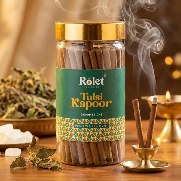 Tulsi_Kapoor_Dhoop_Sticks_Jar_Charcoal_Free_Herbal_Camphor_Aroma_for_Pooja_&_Meditation_|_Pack_of_4