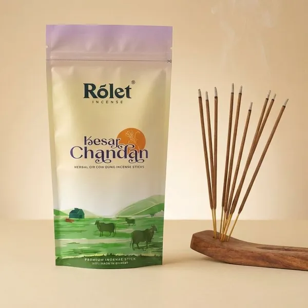 Kesar_Chandan_Herbal_Cow_Dung_Incense_Sticks_Natural_Charcoal_Free_Spiritual_Fragrance_for_Pooja_|_Pack_of_3