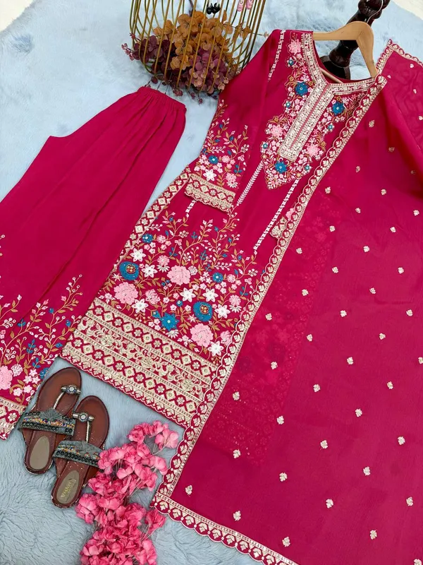 Launching_New__designer_Party_Wear_Look_Pur_Chinon_Silk_Top_Plazzo_&_Dupatta_S