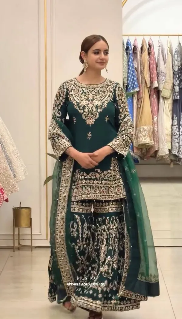 Launching_New_designer_Party_Wear_Look_Heavy_Faux_Georgette_Top_Plazzo_&_Dupatta_Set