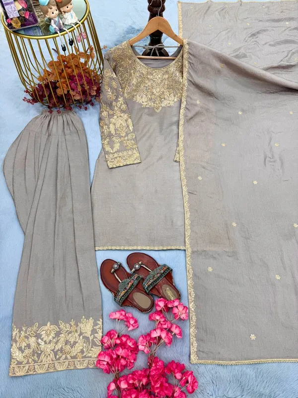 Launching_New_designer_Party_Wear_Look_Pur_Chinon_Silk_Top_&_Farshi_Palazzo_With_Dupatta_set