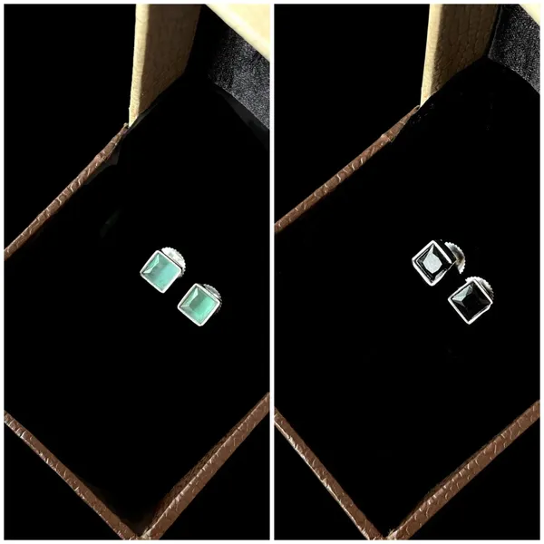 Monalisa_Stone_Silver_Replica_Tops_Earring_Set_Of_2_Pairs_For_Women_&_Girls