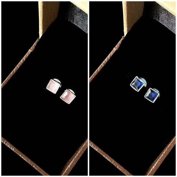 Monalisa_Stone_Silver_Replica_Tops_Earring_Set_Of_2_Pairs_For_Women_&_Girls