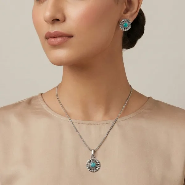 Monalisa_Stone_Oxidize_Pendant_Chain_Necklace_With_Earring_Set_2_For_Women_&_Girls