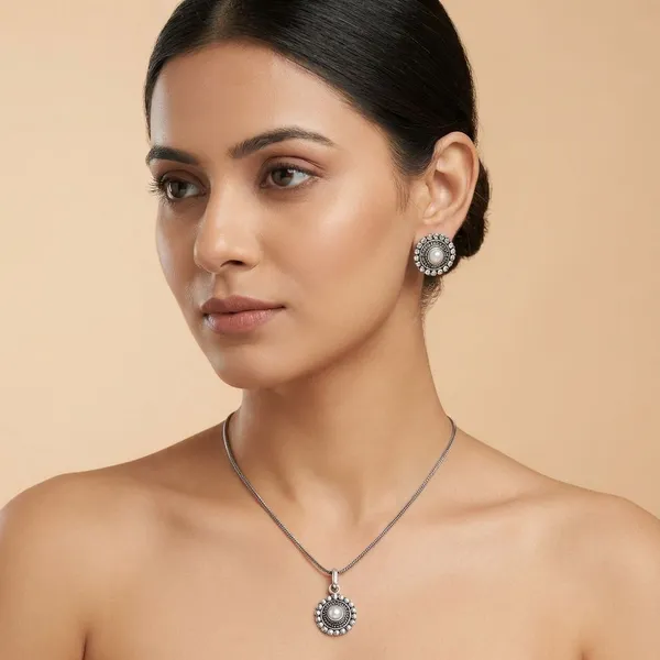 Monalisa_Stone_Oxidize_Pendant_Chain_Necklace_With_Earring_Set_2_For_Women_&_Girls