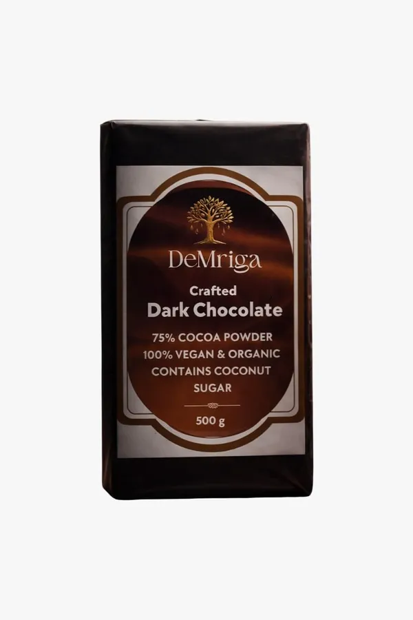 Demriga_Crafted_Dark_Chocolate_75_Cocoa_Powder_100_Vegan_Organic_Contains_Coconut_Sugar_500_G