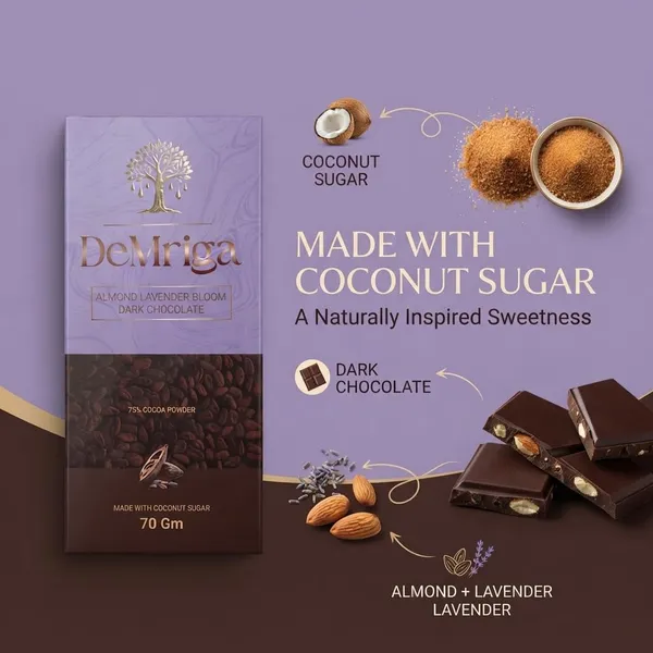 DEMRIGA_Almond_Lavender_Bloom_Dark_Chocolate_Bar_70g