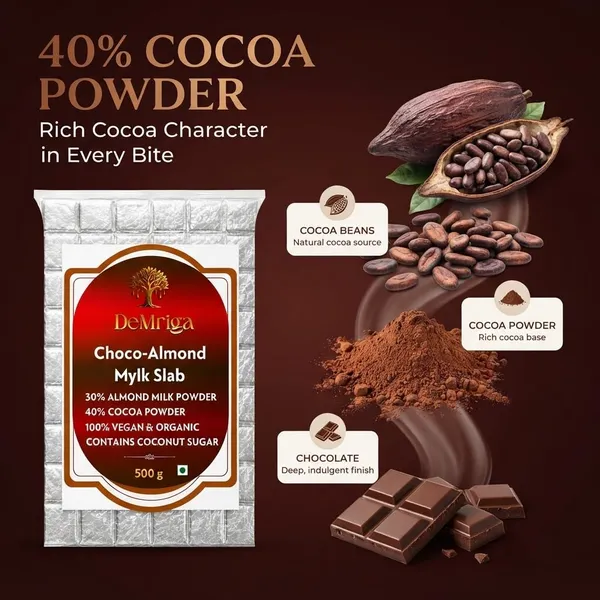 DEMRIGA_Organic_Vegan_Choco-Almond_Mylk_Chocolate_Slab_500g