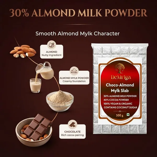 DEMRIGA_Organic_Vegan_Choco-Almond_Mylk_Chocolate_Slab_500g