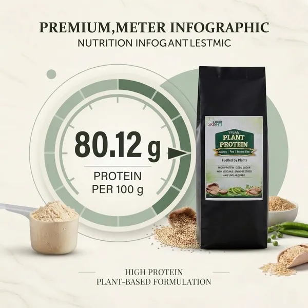 GREEN_SRISHTI_Vegan_Plant_Protein_Powder_Quinoa_Pea_Brown_Rice_200g