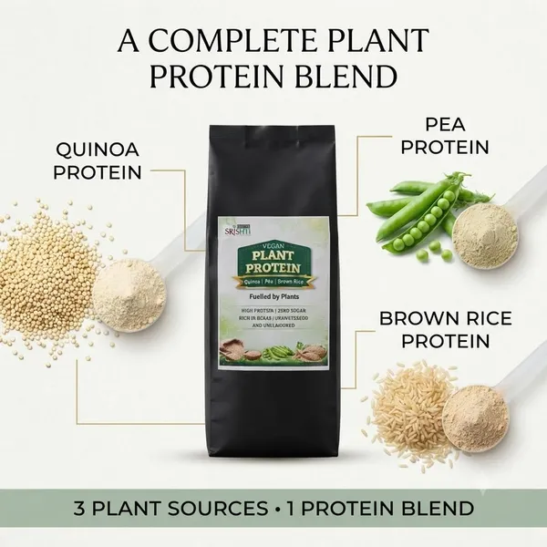 GREEN_SRISHTI_Vegan_Plant_Protein_Powder_Quinoa_Pea_Brown_Rice_200g