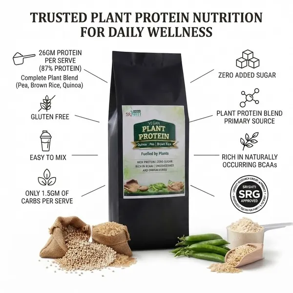 GREEN_SRISHTI_Vegan_Plant_Protein_Powder_Quinoa_Pea_Brown_Rice_200g