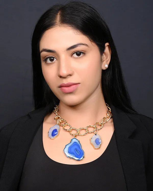 Blue_Mystic_Layers_Necklace_Agate_Slice_Stones_And_Chain